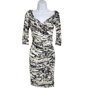 Diane von Furstenberg Off Shoulder Ruched Dress